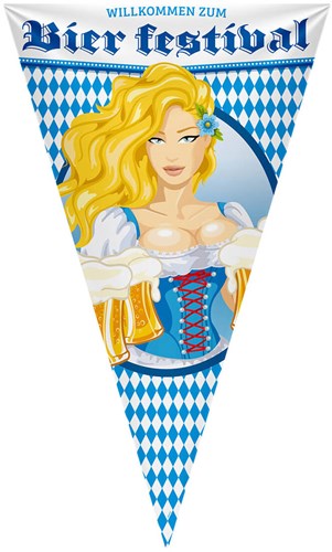 Megavlag Willkommen zum Oktoberfest (90x150cm)