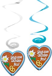 Oktoberfest Swirl Deco 4st - 80cm