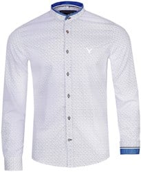 Heren Trachtenhemd Robert Edelweiss-Blauw