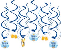 Après Ski Swirl Decoratie Oktoberfest 12st - 70cm