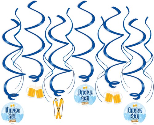 Après Ski Swirl Decoratie Oktoberfest 12st - 70cm