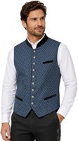 Lukas Trachten Vest Blauw