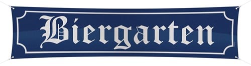 Biergarten Banner