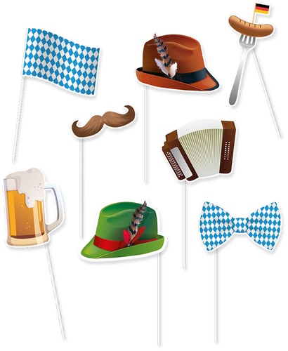 Oktoberfest Photo Booth Props - 8st