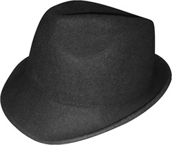Tiroler Dameshoed Luxe Zwart Sophia (wolvilt)
