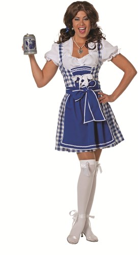 Blauwe Dirndl Brigitte