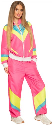 Trainingspak Retro Pink voor Dames