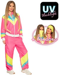 Trainingspak Retro Pink voor Dames