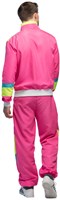 Heren Trainingspak Retro Pink (achterkant)