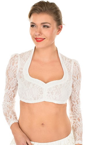Dirndlblouse Celina Wit Luxe
