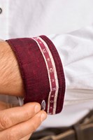 Tiroler Trachten Overhemd Ryan Wit/Rood (patroon)