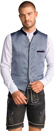 Luxe Trachtenvest Alekdandar Blauw