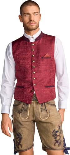 Luxe Trachtenvest Aiden Rood