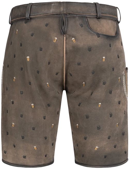 Lederhose Sammy Met Bierpullen (achterkant)