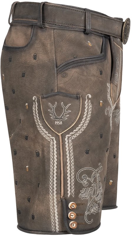 Lederhose Sammy Met Bierpullen (rechter zijkant)