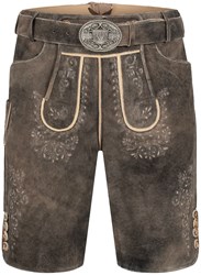 Lederhose Geitenleer Ron Bruin met Riem