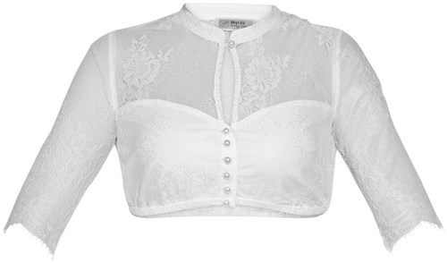 Nora-Madlenka Dirndl Blouse Wit
