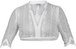 Loretta-Linda Dirndl Blouse Wit