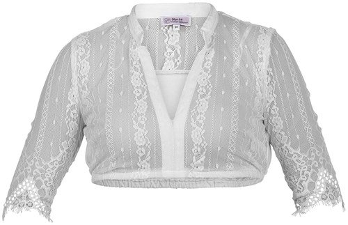 Loretta-Linda Dirndl Blouse Wit