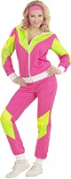 Jaren 80 Trainingspak Roze-Geel-Groen voor dames (2)