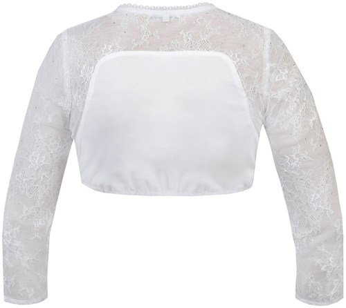 Dirndl Blouse Kosima-Doro 3/4 Mouw Offwhite (achterkant)