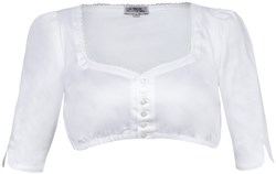 Kathrin-Maurina Dirndl Blouse Wit