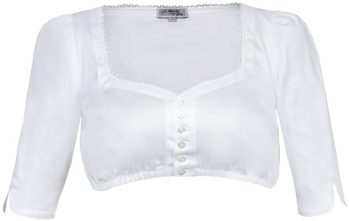 Kathrin-Maurina Dirndl Blouse Wit