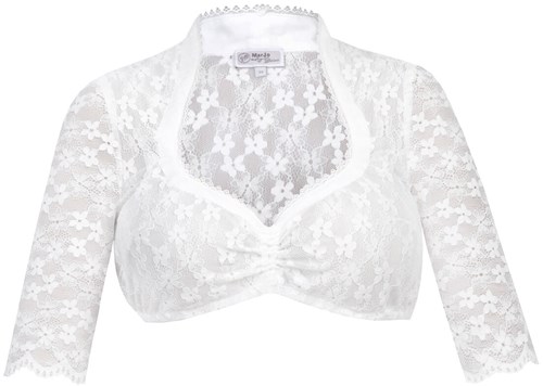 Witte Dirndlblouse Gerda-Emma