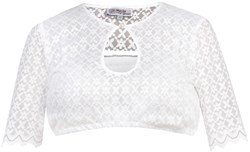 Witte Dirndlblouse Gisela-Anna