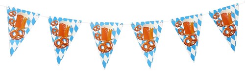 Vlaggenlijn Oktoberfest Karton - 4m