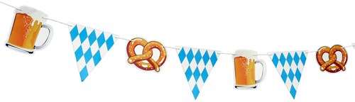 Vlaggenlijn Oktoberfest Karton - 180cm