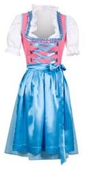 Turquoise/Pink Dirndl Laura