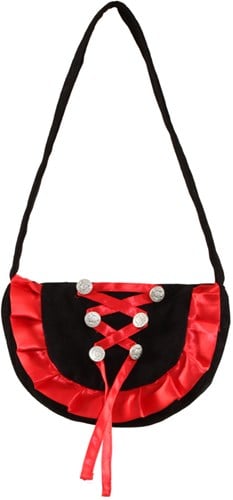 Oktoberfest Tasje Rood/Zwart