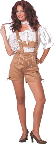 Lichtbruine Luxe Dames Tirolerhose