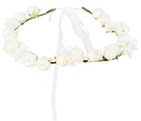 Hoofdbandje met Witte Bloemen
