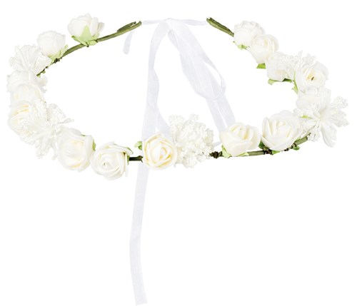 Hoofdbandje met Witte Bloemen