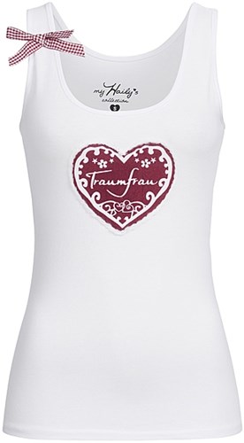 Trachten T-shirt Traumfrau Wit