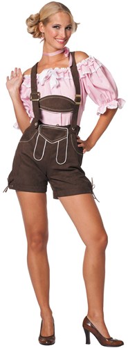 Donkerbruine Luxe Dames Tirolerhose
