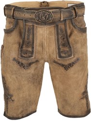 Lederhose Peter Geitenleer Kort met Riem