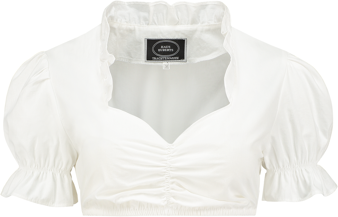 Goxozzy Dirndl blouse dames Oktoberfest klederdrachtblouse sexy jacquard met knoop wit zwart maten 34-44​, zwart, 44
