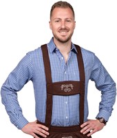 Blauw-Wit Heren Blouse Oktoberfest