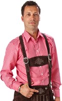 Rood-Wit Heren Blouse Oktoberfest