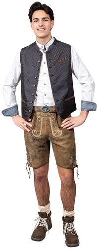 Blauw-Bruin Trachtenvest Jorg
