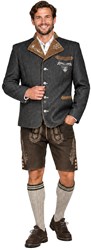Trachten Jas Luxe Tiroler (Wol-Geitenleer) 