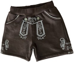 Bruine Lederhose Kind (Joggingstof)