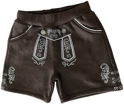 Bruine Lederhose Kind (Joggingstof)