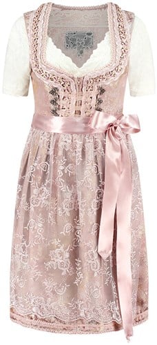 Dirndl  Roze - Antiek Roze Luxe (60cm - 2dlg)