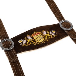 Lederen Bretels/Träger Lederhose Luxe