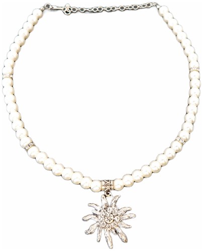 Parelketting Trachten met Edelweiss