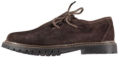 Donkerbruine Oktoberfest Trachten Schoenen